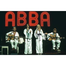 Vintage Abba, Music artists from the 60s, Disco 16x24, 24x36 Poster - 24x36