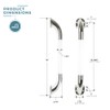 Manufacturer's Select ITC Straight 18” IllumaGrip Assist Handle with LED