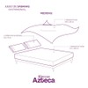 Blancos Azteca sábanas matrimoniales microfibra estampado color travel