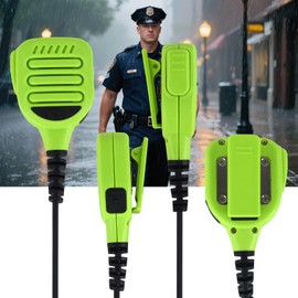 QD Radio Mic Quick Connect Shoulder Microphone for Motorola XTS Series EP1323QR Quick Release Hawk Lapel Mic