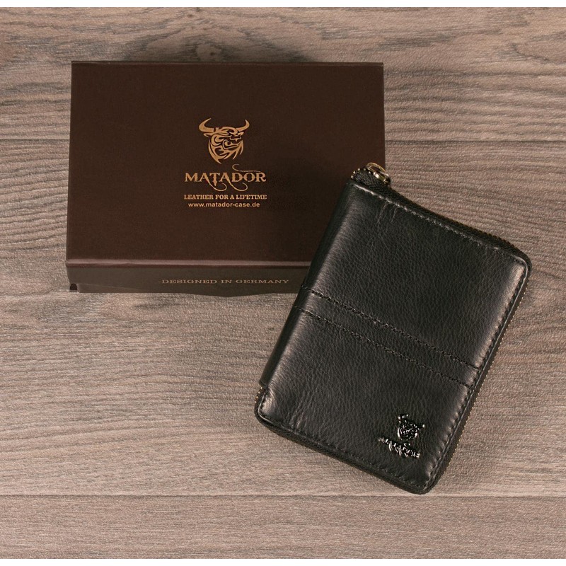 MATADOR Wallet 6408, Black/Black, Classic