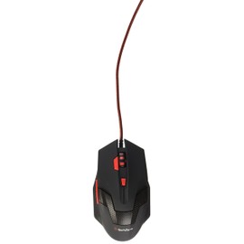 TARGMEX TZ16MOU01-GAME Ratón Gamer con 6 Botones Programables, Conexión USB, 800/1200/1600/2400 dpi