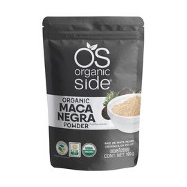 Organic Side - Organic Maca Negra Powder 100 gr - USDA - Superalimento