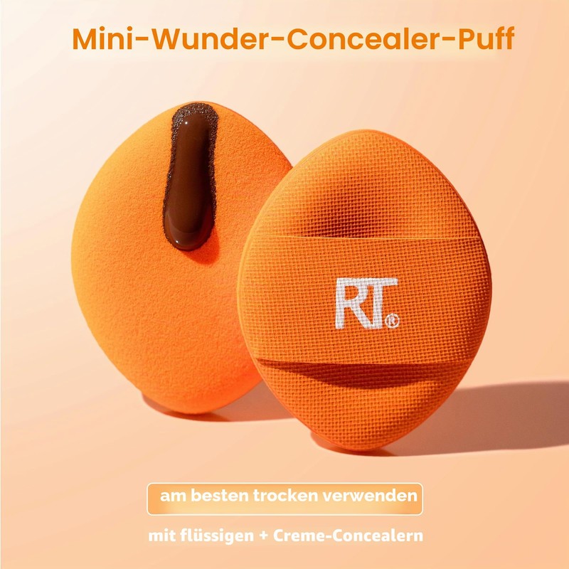 Real Techniques Mini Miracle Concealer Puff Trio Small Makeup Puff