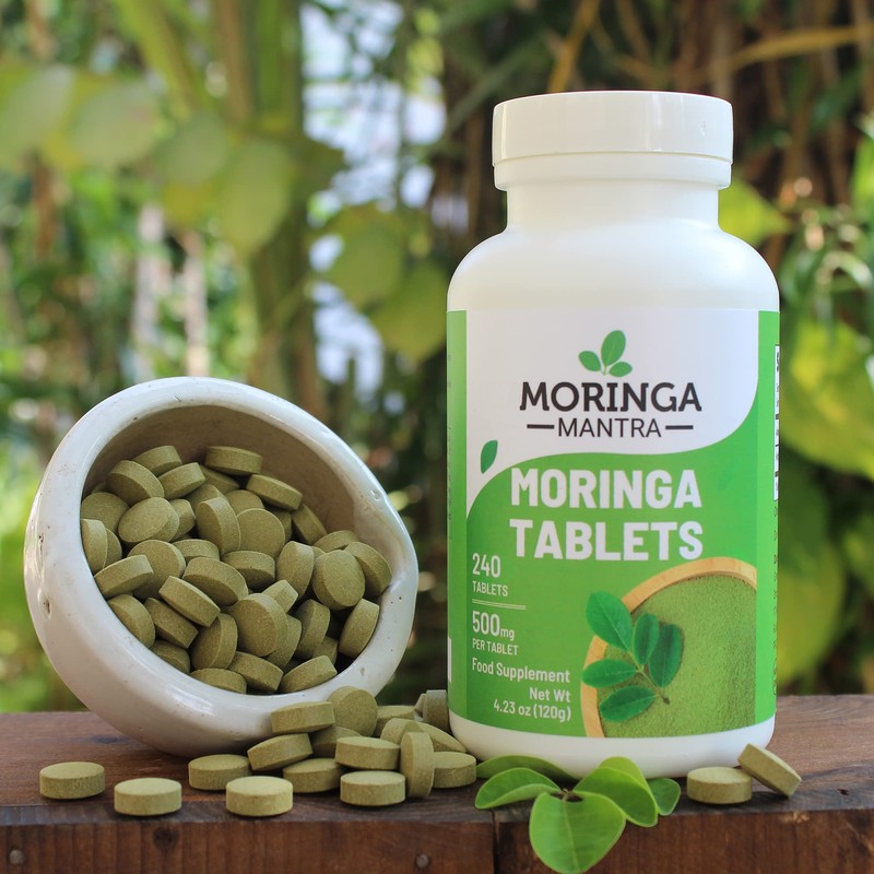 Moringa Mantra Moringa Leaf Powder Tablets 240 nos from Organic