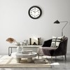 Lafocuse 30 cm Vintage Wall Clock Silent Classic Wall Clock