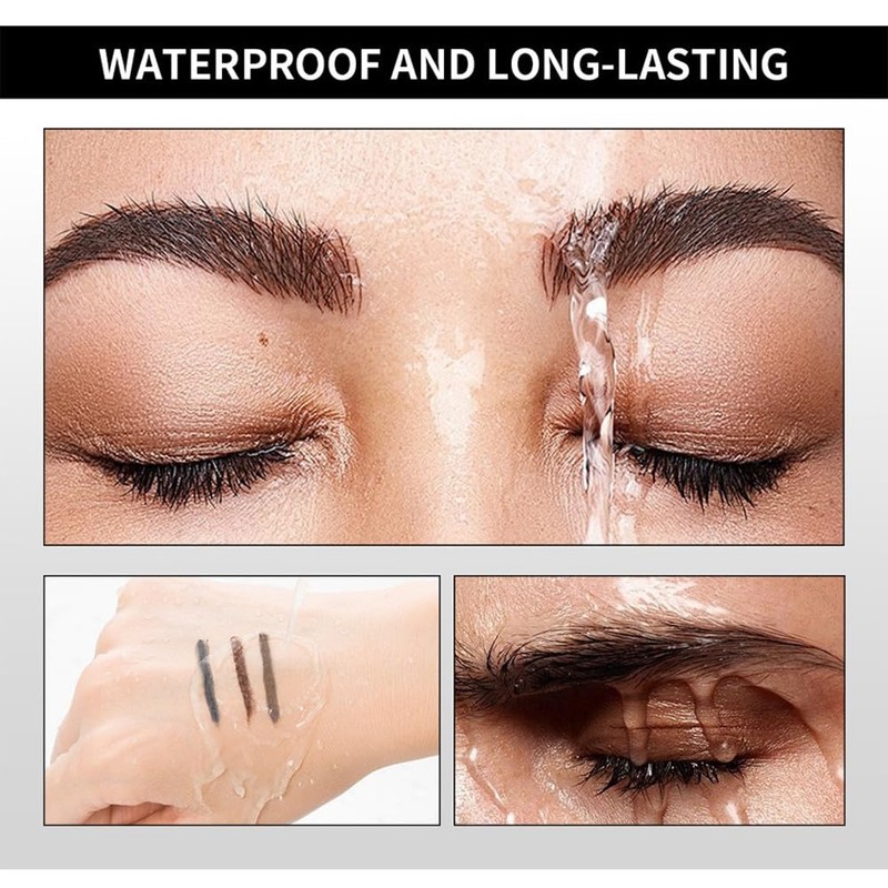 Eyebrow Pencil, Professional Eye Makeup Mechanical Pencil - Retractable Triangle
