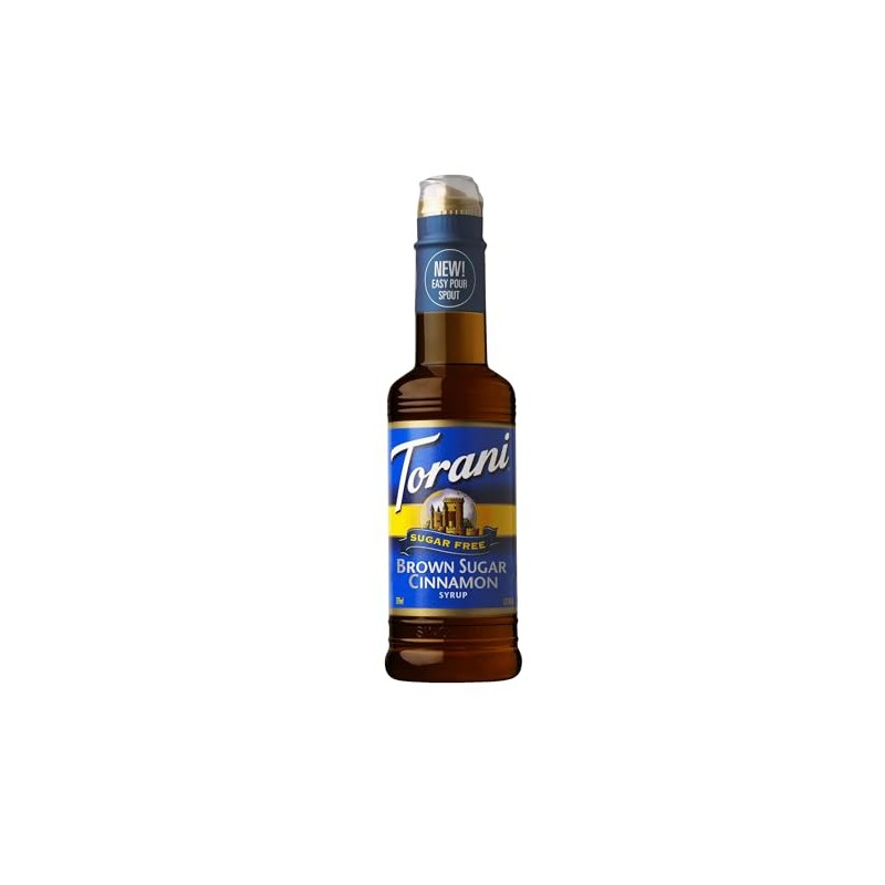 Torani Sugar-Free Flavored Drink Syrup, Brown Sugar Cinnamon, 12.7 Fl