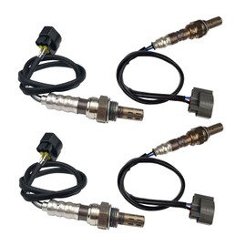 Maxfavor 2Pcs Upstream And 2Pcs Downstream Oxygen O2 Sensor Replacement For 2003 2002 2001 2000 1999 Jaguar Vanden Plas XJ8 XJR XK8 XKR V8 4.0L O2 Sensor 234-9016 234-4798