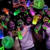 Kit de 100 pulseras LED fluorescentes de neón para fiestas