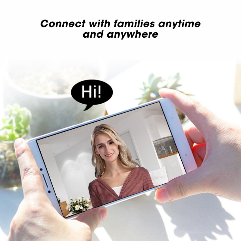 Security Camera WiFi 1080P PanTilt Night Vision 2Way Communication Mobile