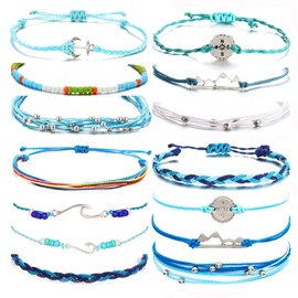 choice of all Blue Friendship Bracelets Boho Bracelets for Women Cute Bracelets Sunflower Friendship Bracelet Adjustable Bracelets Stack Surfer Beach Summer Essentials Stocking Stuff