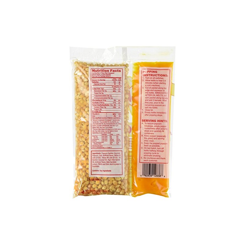 Gold Medal Mega-pop Popcorn Kit - 10.6 Oz. - 24