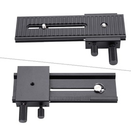 Rail Slider Camera Slider 2 Way Macro Focusing with 1/4" Mounting Screw for Closeup with Precision Scale to get Quick