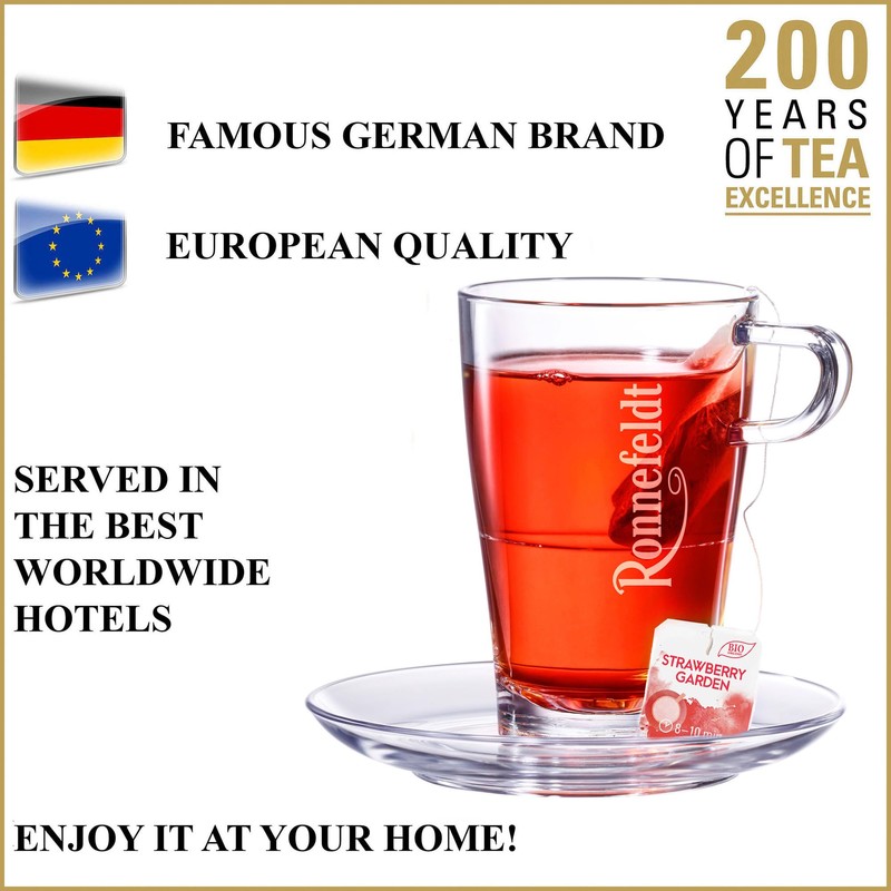 Ronnefeldt Teavelope Strawberry Garden – Fruit Tea with Hibiscus and