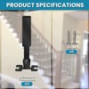 Angle Adjustable Connectors,Baluster Swivel Connectors with Screw for Installation of