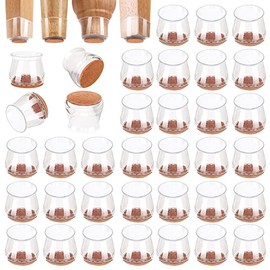 16Pack Silicone Chair Leg Floor Protectors, Chair Leg Protectors for Hardwood Floors, Thicken Rubber Chair Feet Caps Covers Pads, Protect Furniture Wood Floors from Scratching and Reduce Noise