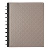 TUL® Discbound Notebook With Debossed Leather Cover, Letter Size, Narrow