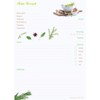 PRICARO Spices Recipe Pad A4 25 Sheets Pack of 3