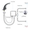 Fyeer Automatic Touchless Bathroom Faucet, Motion Sensor Activated Hands Free