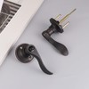 Gobrico 6 Pack Oil Rubbed Bronze Privacy Door Levers for