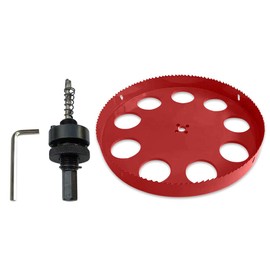 300 mm Hole Saw, TUNEZ® M42 Bi-Metal Hole Cutter Set with Hexagon Arbor and Centring Metal Drill Bits Holesaw Kit for Wood Metal Plasterboard Iron Sheet Pipe Plastic 300 MM, 11-13/16"