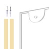 Ludery Acrylic Sign Holder 8.5 x 11 Vertical, Wall Mount