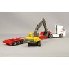 Cararama 185-002 Volvo FH12 Excavator Car, EC210, Loading 1/87 Scale