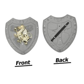 Toyvian Cosplay Shield 3pcs Shield Toy Pretend Toys Knight Toys Toy for Boy Pretend Play Shield Toy Knights Shield Medieval Shield Children Shield Cosplay Warrior Shield Toy Silver Child