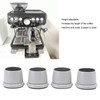 4Pcs Height Adjustable Furniture Riser Wear Resistant Non Slip Furniture
