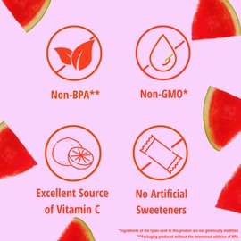 Del Monte Bubble Fruit Gel Apple Watermelon Fruit Cup Snacks, 4.5 Ounce - 4 Count (Pack of 6)