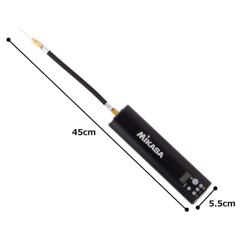 MIKASA AC-EP100 Electric Air Pump for Ball, Black