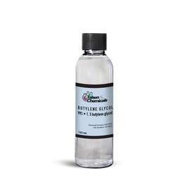 Butylene Glycol Cosmetic Grade (125 mL / 4.22 Oz), Organic Butylene Glycol Moisturizer for Skincare - Emollient Prevents Water Loss from Skin - Skincare 1,3 Butylene Glycol by Talsen Chemicals
