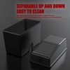 GKmow 1 Pack Car Trash Can with Lid, 8.2" x