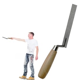 Pointing Trowels Hand Tool Cement Trowel Trowel Brick Jointer Tool Margin Trowel Pointing Tool with Wooden Handle Brick Trowel Bricklayer Pointing Tools for Brickwork