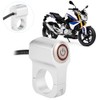 Handlebar Headlight Switch Aluminium Alloy with Red LED Indicator Light