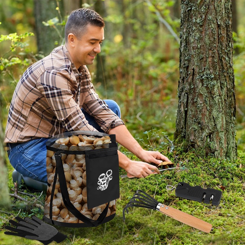 Windspeed 6 Pcs Mushroom Foraging Kit, Mushroom Harvesting Kit Include