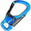 Kong Tango Carabiner Hook with Large Opening, Turquoise/Black