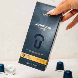 SMUSH - Mushroom Espresso Pods Compatible with Nespresso Original Machines | Enriched coffee with Lion's Mane mushroom, Energy & Focus | 20 Capsules Count (Pack of 2)