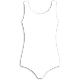COSHAL® Girls Ballet Leotard Gymnastics Leotard Sleeveless Dance Tops Bodysuit Leotards Dancing Ballet Gymnastics Athletic for Girls One Piece Unitards Jumpsuit (White, 13 Years)