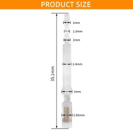 HUAREW 3D Touch Probe Pin Replacement, Smart Auto Bed Leveling Push-Pin Needle Self Level Sensor Probe Tips for Bltouch, 3D Touch, CR Touch(Pack of 5 Pcs)