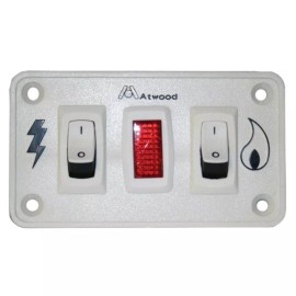 Atwood / Dometic RV Atwood Dometic Water Heater White Dual 12V Switch Panel 91230 Gas / Electric