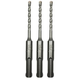 Bosch SDS045110/3V Value Series SDS Plus Bit, 0.18 inch (4.5 mm) φ x 4.3 inches (110 mm), Pack of 3