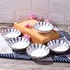 Set of 5 Ceramic Sauce Dish, Soy Sauce Dipping Bowls