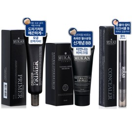 Mukan Men's Primer BB Cream Concealer Natural 3 types SET BNS / 무칸 남성 프라이머 비비크림 컨실러 내추럴 3종 SET BNS