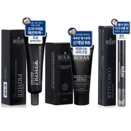 Mukan Men's Primer BB Cream Concealer Natural 3 types SET BNS / 무칸 남성 프라이머 비비크림 컨실러 내추럴 3종 SET BNS