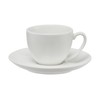 Maxwell & Williams White Basics Coupe Demi Cup and Saucer,