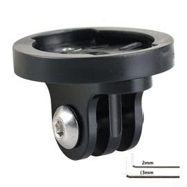For Gopro Bike Computer Mount for Garmin Male Mount Adapter Slim Design (Female)