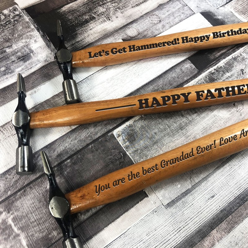 Engraved Hammer for Fathers Day Gift for Dad from Daughter