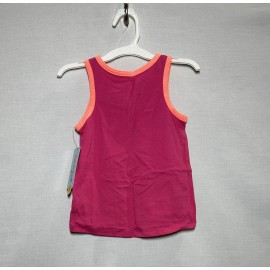 Cat & Jack Toddler Girl's Front Pocket Solid Tank Top - Cat & Jack Hot Magenta, 2T
